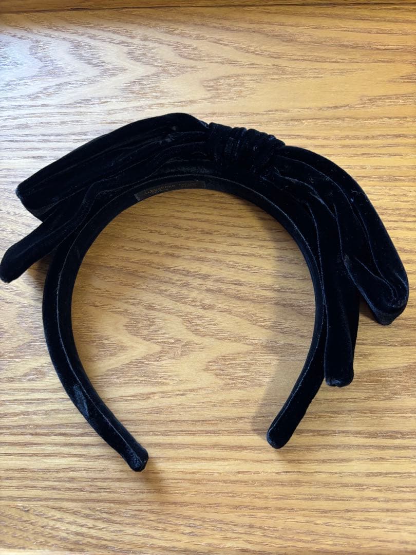 ALEXANDRE DE PARIS ベルベット ヘアバンド