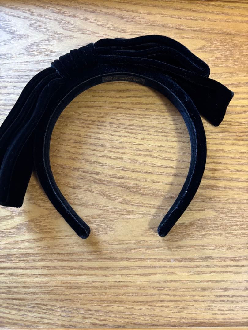 ALEXANDRE DE PARIS ベルベット ヘアバンド