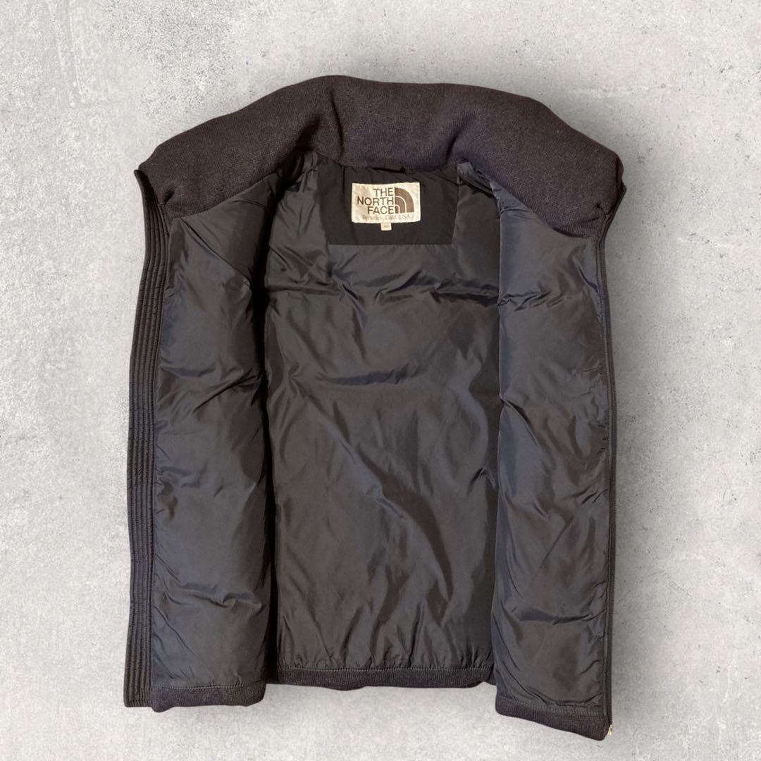 【ザ・ノースフェイス】ダウンベスト　ヌプシ　700 M 刺繍ロゴ　美品　g