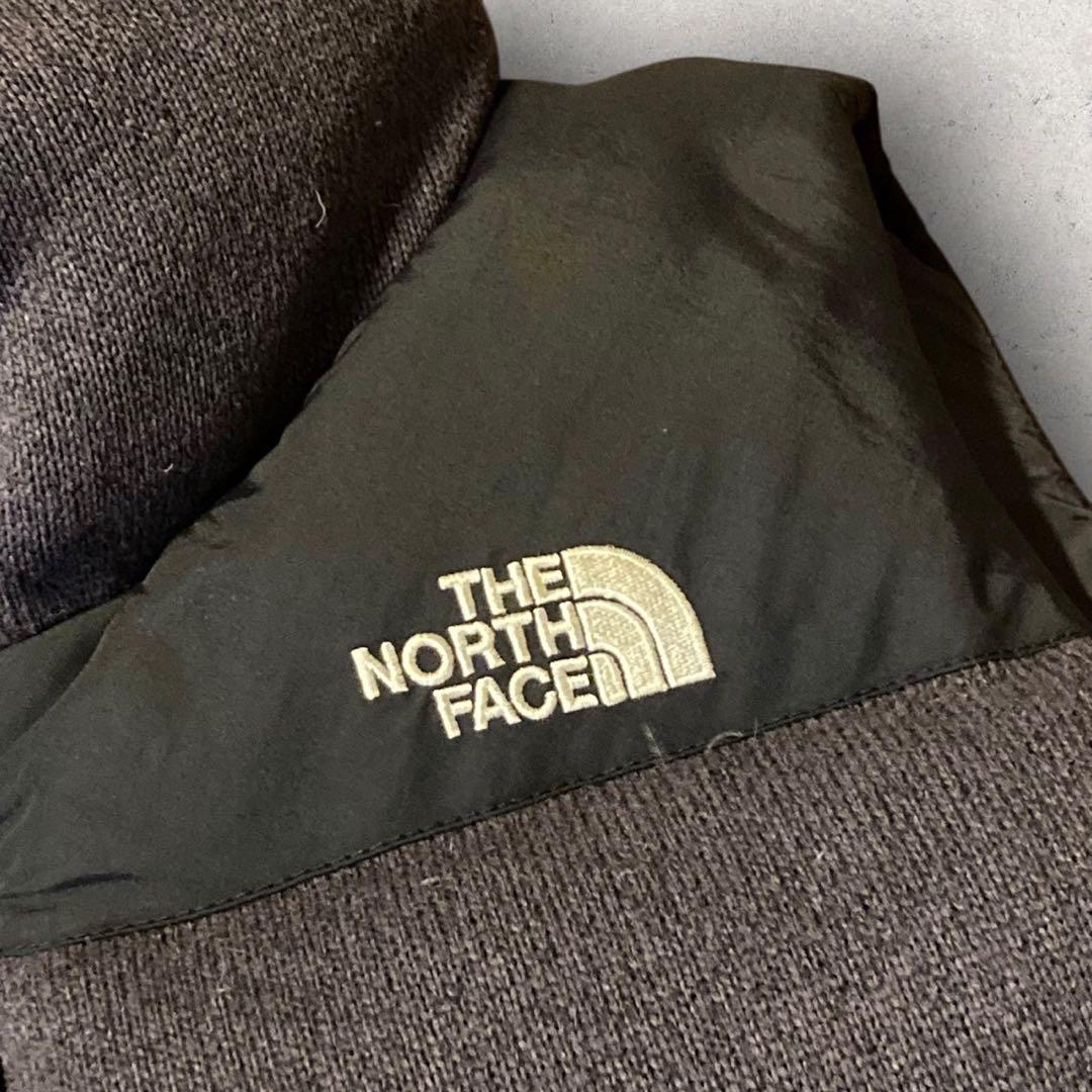 【ザ・ノースフェイス】ダウンベスト　ヌプシ　700 M 刺繍ロゴ　美品　g