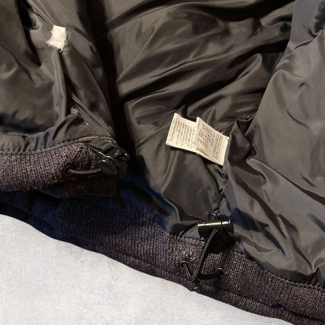 【ザ・ノースフェイス】ダウンベスト　ヌプシ　700 M 刺繍ロゴ　美品　g