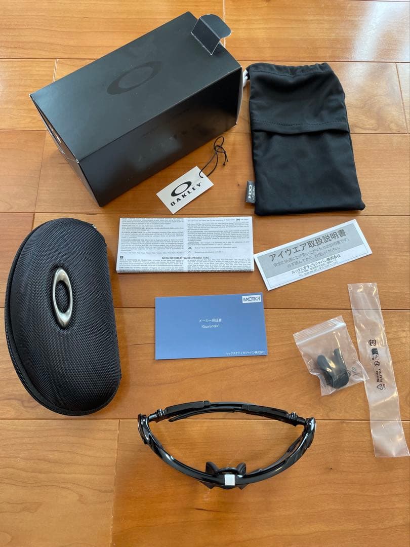 未使用 Oakley Jawbreaker ポリッシュブラック/クリア調光