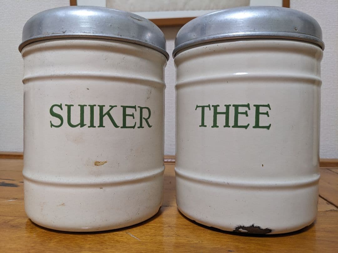 ちあさん用　 カントリー ブレット缶 BREAD ホーロー製キッチンセット