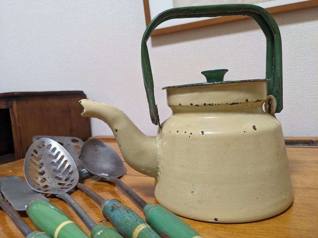 ちあさん用　 カントリー ブレット缶 BREAD ホーロー製キッチンセット