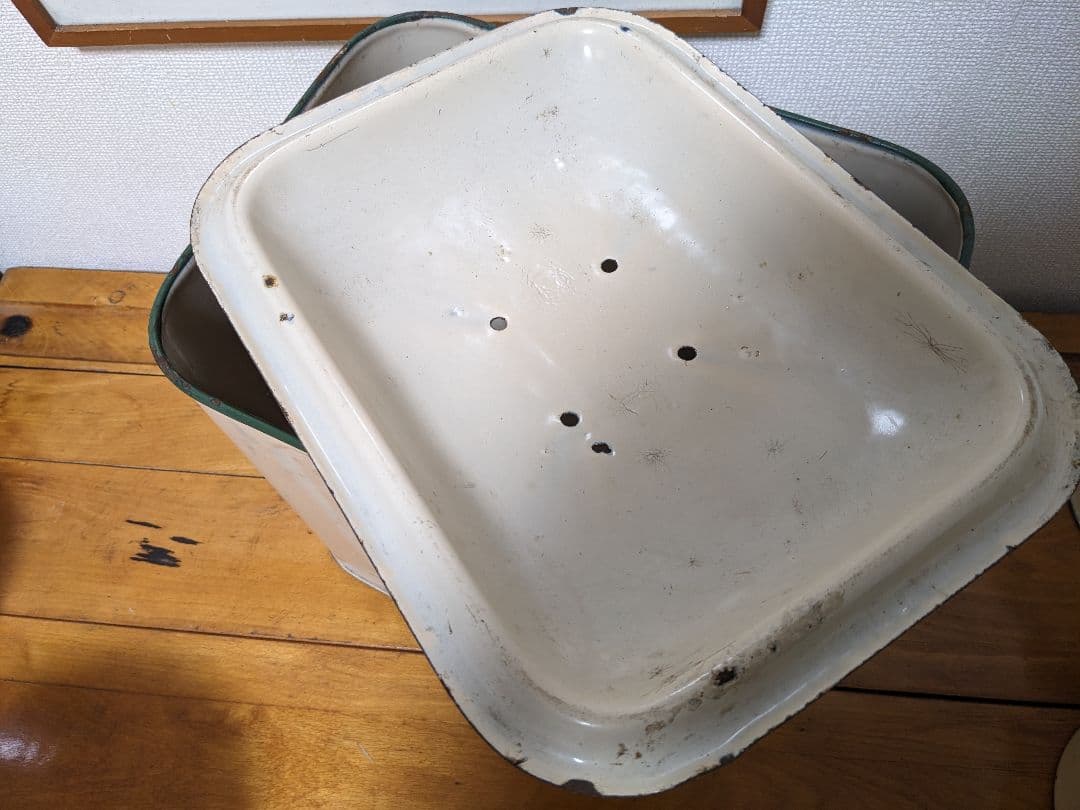 ちあさん用　 カントリー ブレット缶 BREAD ホーロー製キッチンセット