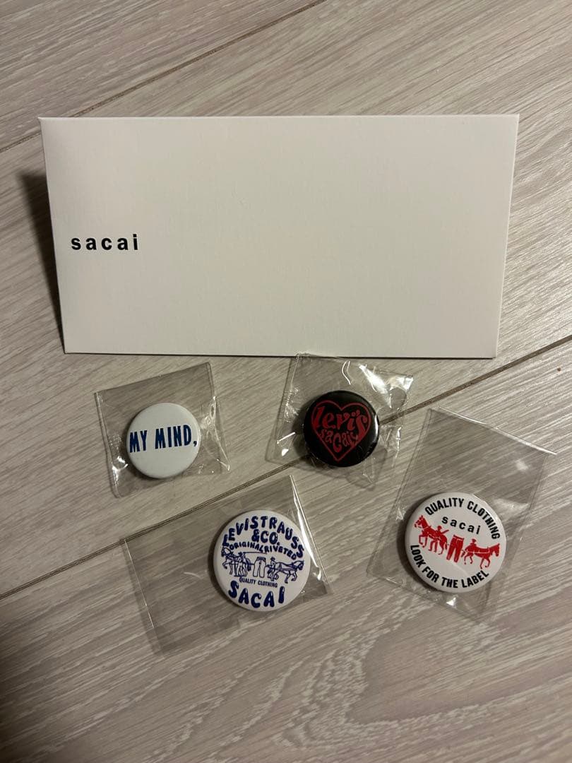 sacai Levi’s　バッジセット 4個　サカイ　リーバイス