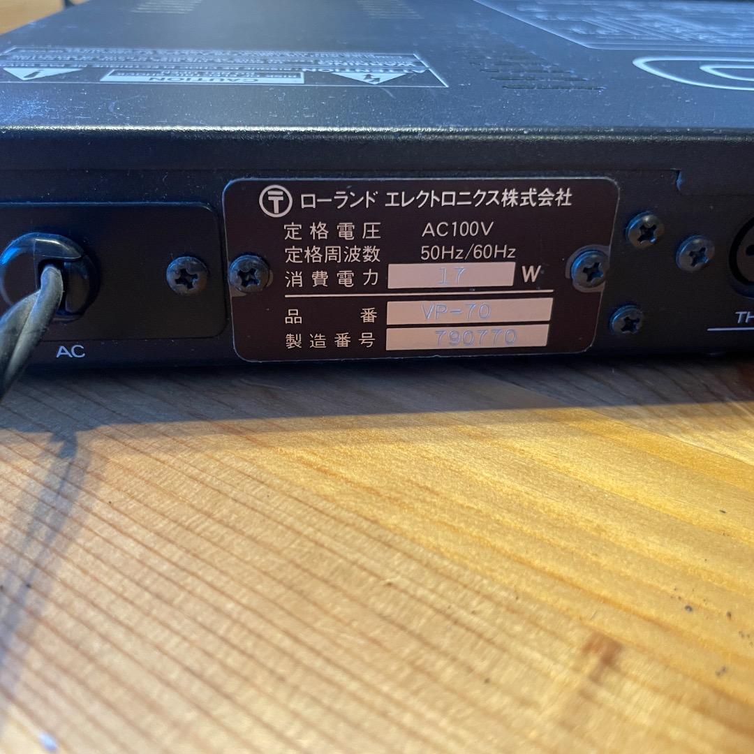 Roland VP-70 ボコーダー／ヴィンテージ音声プロセッサー 動作品