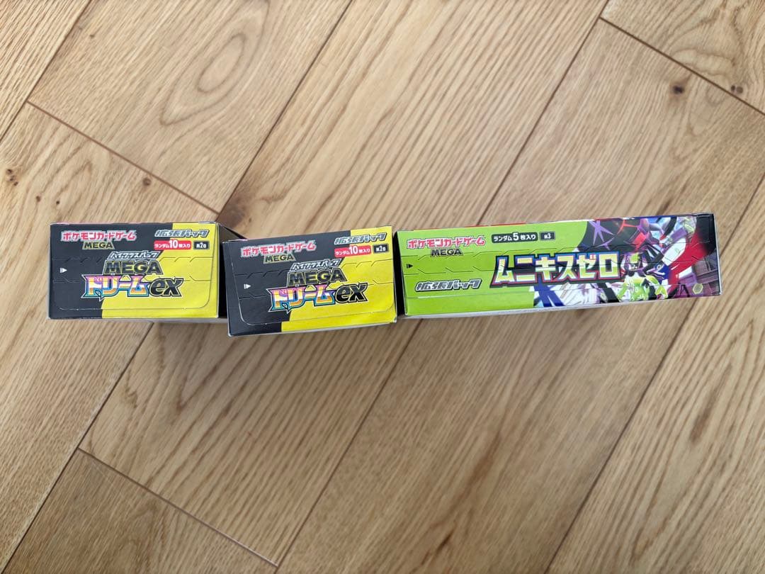 ポケモン　カード　BOX　ムニキスゼロ　MEGAドリームex シュリンクなし