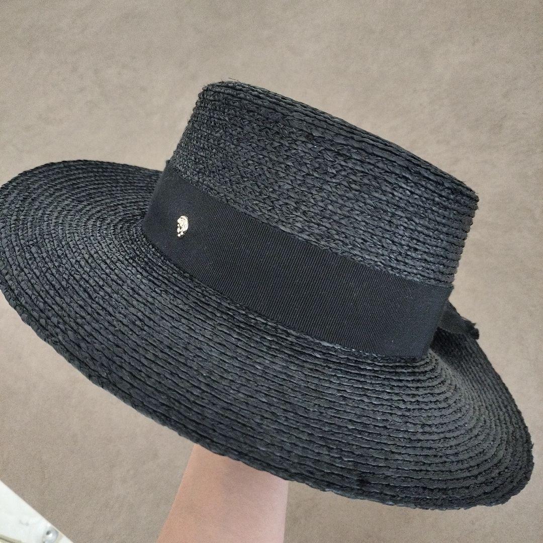 【未使用】ヘレンカミンスキー　 ブラック　ラフィア