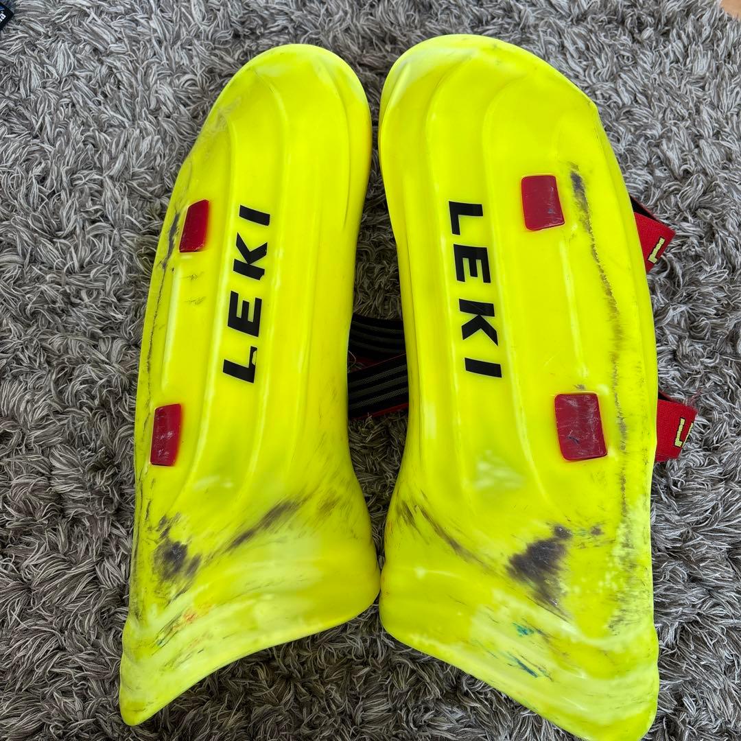 LEKI スキー用プロテクター(レガース)/イエロー