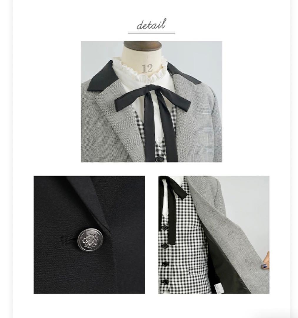 卒業式　パンツスーツ4点セット　女の子　150