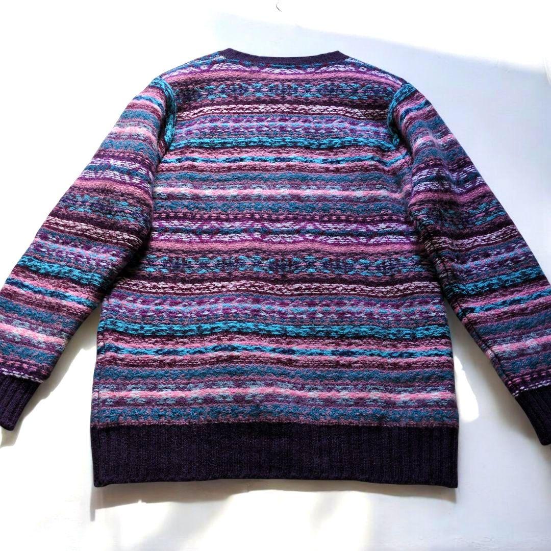 美品 Jamieson's フェアアイル ニットセーター 総柄 L ユニセックス