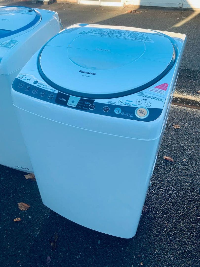 ✅Panasonic電気洗濯乾燥機✅ ✅NA-FR80H8✅送料設置無料