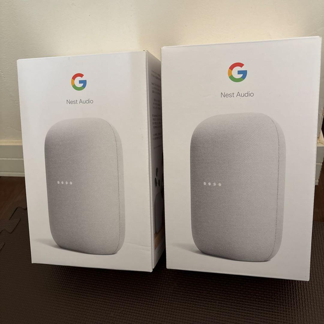 Google Nest Audio スマートスピーカー 2台セット
