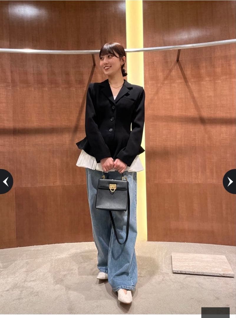 未使用級♡カデュネ　神崎恵　ペプラムジャケット　38 M テーラード　フリル