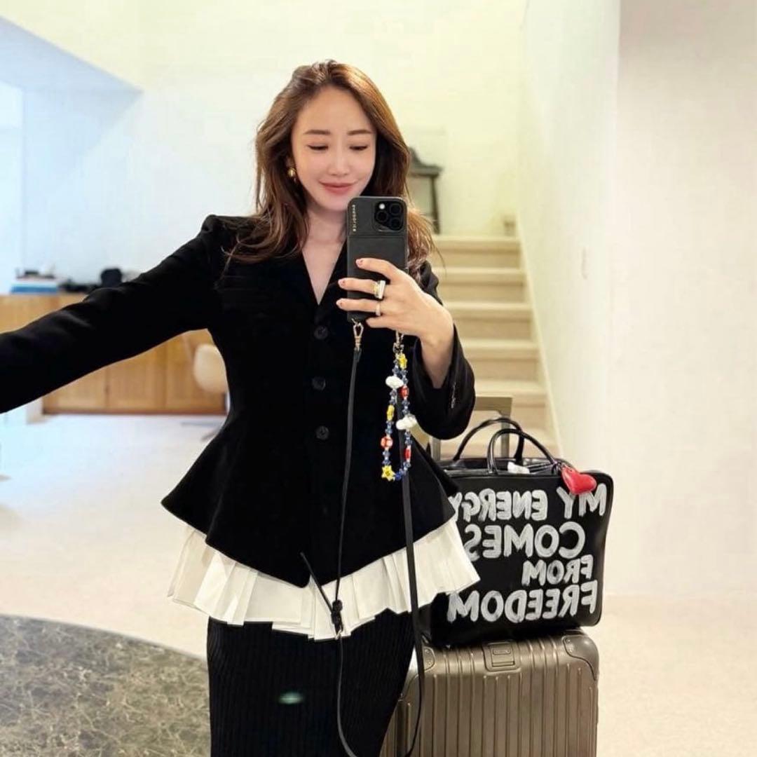 未使用級♡カデュネ　神崎恵　ペプラムジャケット　38 M テーラード　フリル