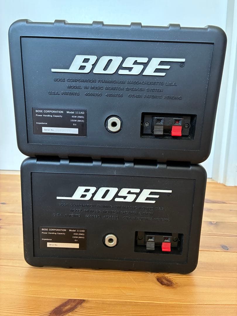BOSE ボーズ 111AD ペア スピーカーシステム ブラック