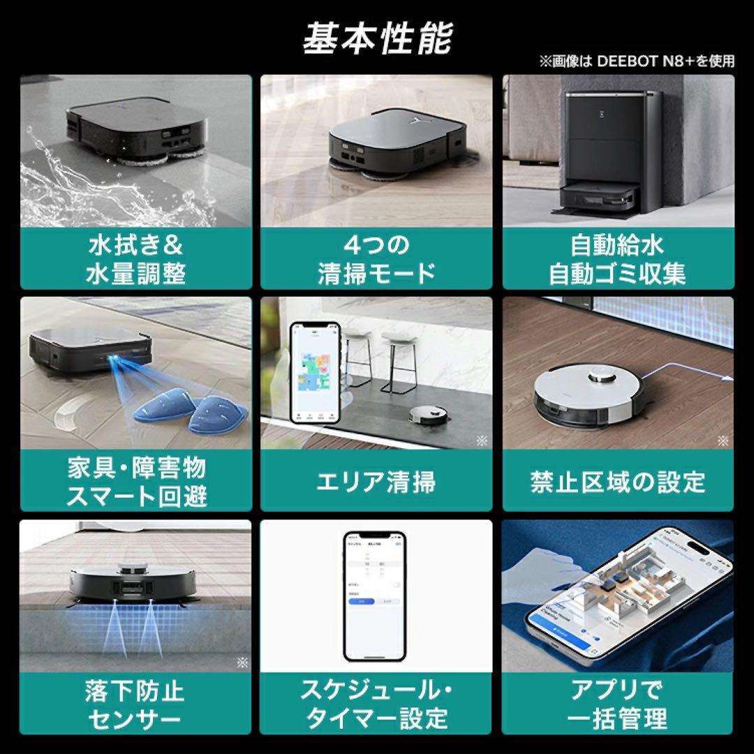お掃除ロボットECOVACS DEEBOT X2 OMNI ブラック DEX86