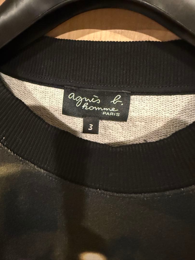 agnès b. フォトプリント スウェット サイズ3