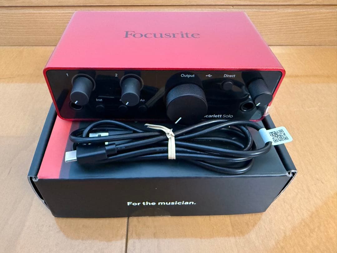 DTM・DAW Focusrite Scarlett Solo 4th Gen