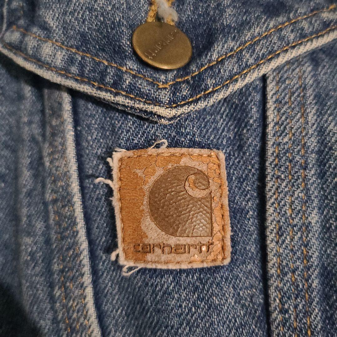 ビンテージ　Carhartt　星タグ　デニムジャケット トラッカージャケット
