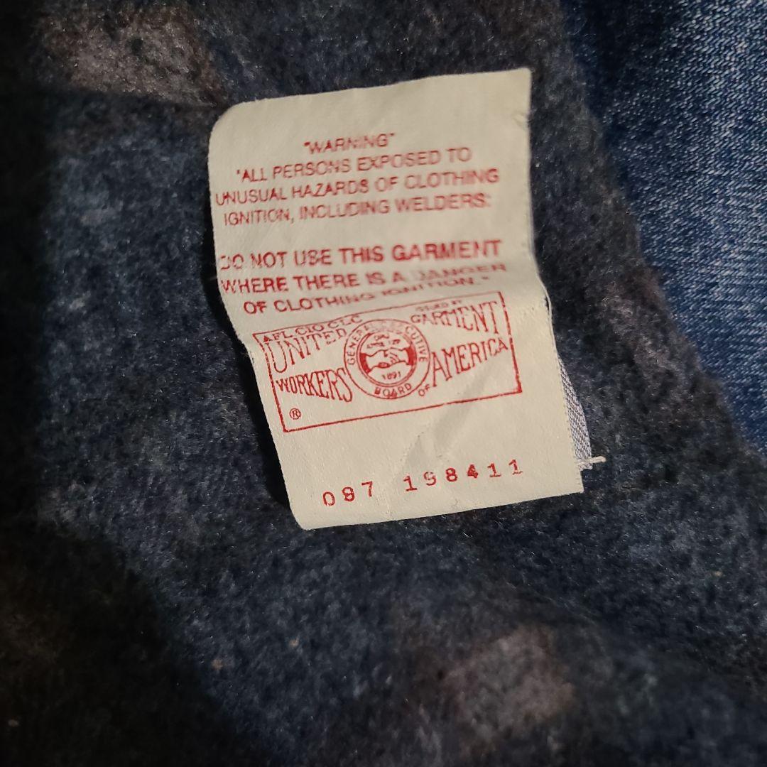 ビンテージ　Carhartt　星タグ　デニムジャケット トラッカージャケット