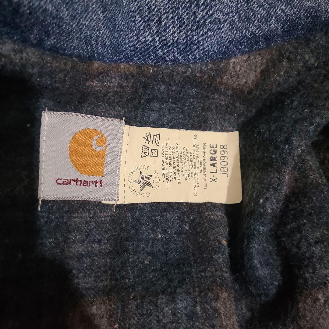 ビンテージ　Carhartt　星タグ　デニムジャケット トラッカージャケット
