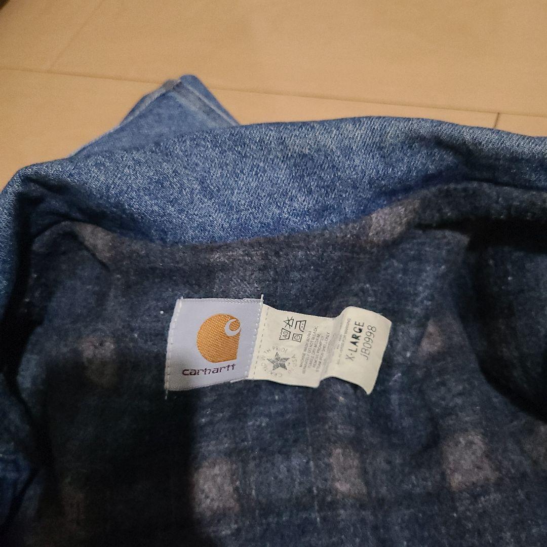 ビンテージ　Carhartt　星タグ　デニムジャケット トラッカージャケット