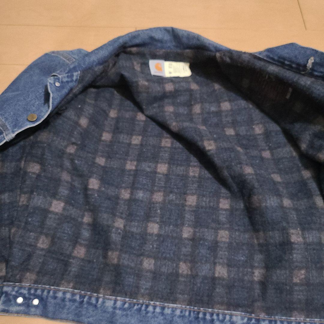 ビンテージ　Carhartt　星タグ　デニムジャケット トラッカージャケット