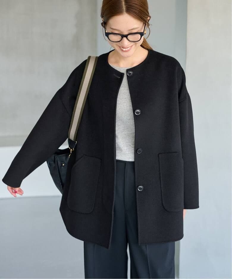 フレームワーク ハミルトンリバークルーネックコート