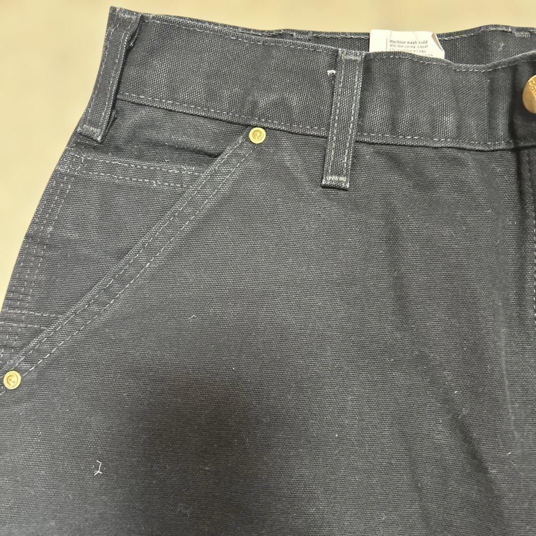 【Carhartt 】カーハートダブルニーワークパンツ　メキシコ製　ブラック
