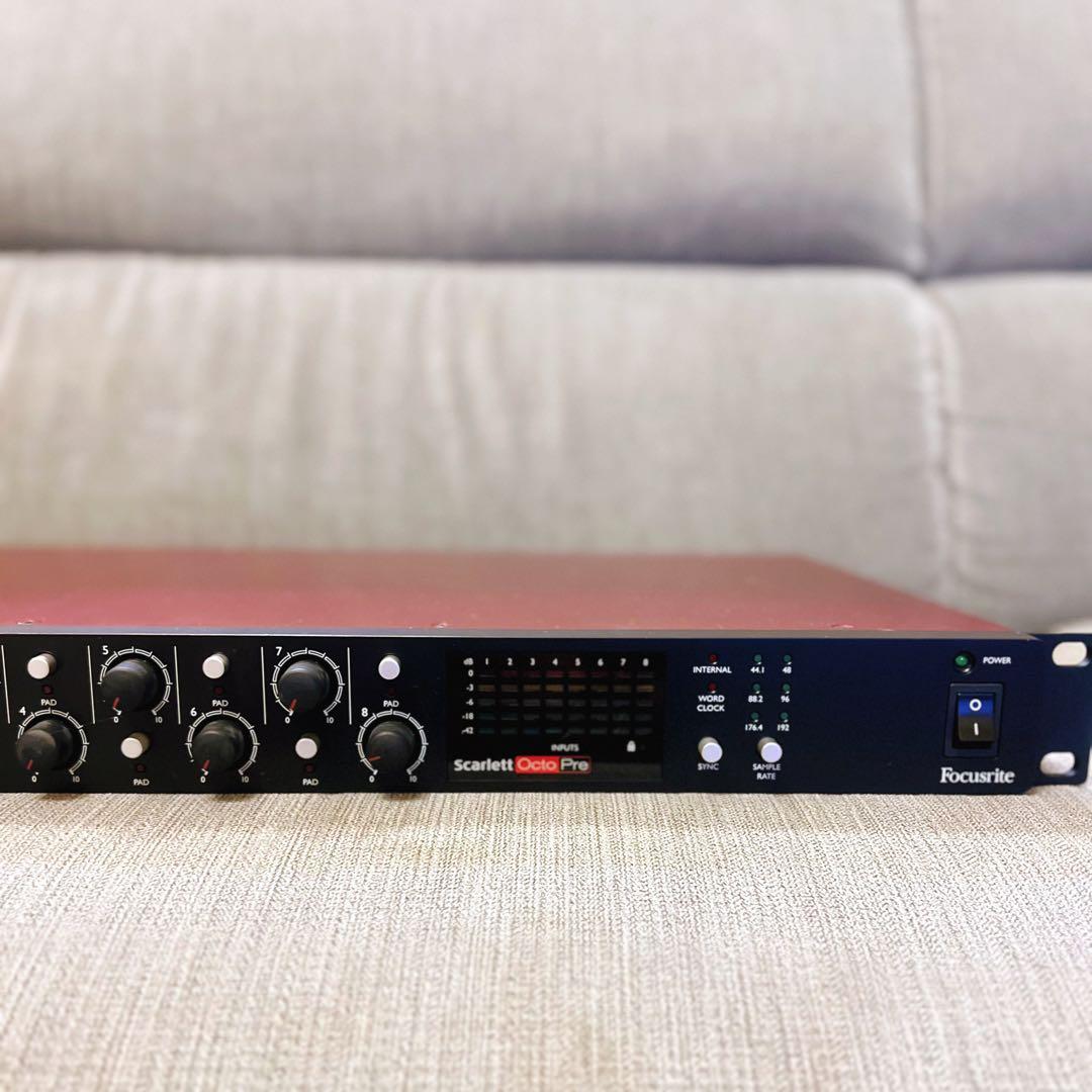【完動美品】Focusrite Scarlett Octopre マイクプリ