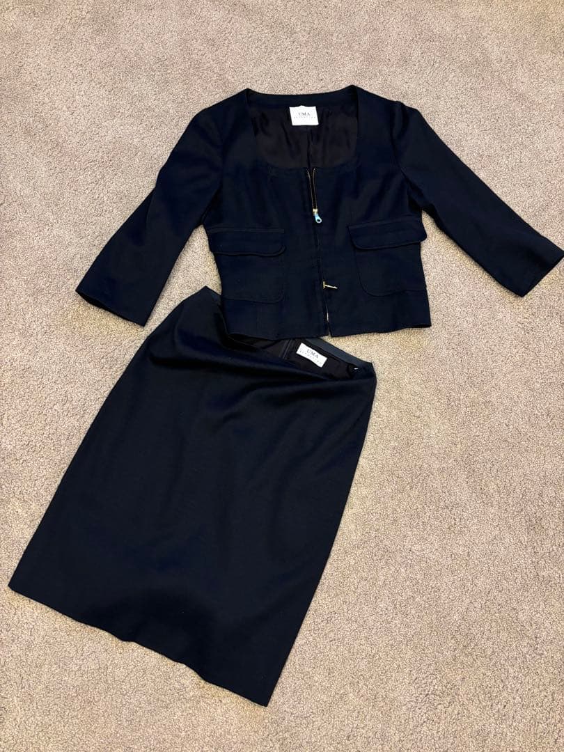 ユマエストネーション　ネイビースーツ　クリーニング済