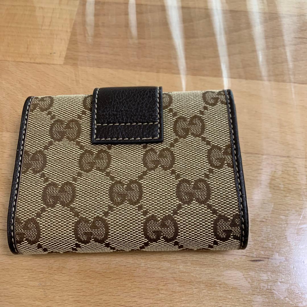 グッチの名刺入れ カードケース 金具に汚れあり 箱付き