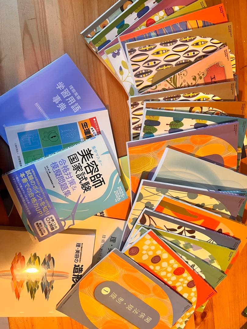 【合格済みフルセット】美容師国家試験 教科書 道具 フル　ウィッグ マネキン白衣