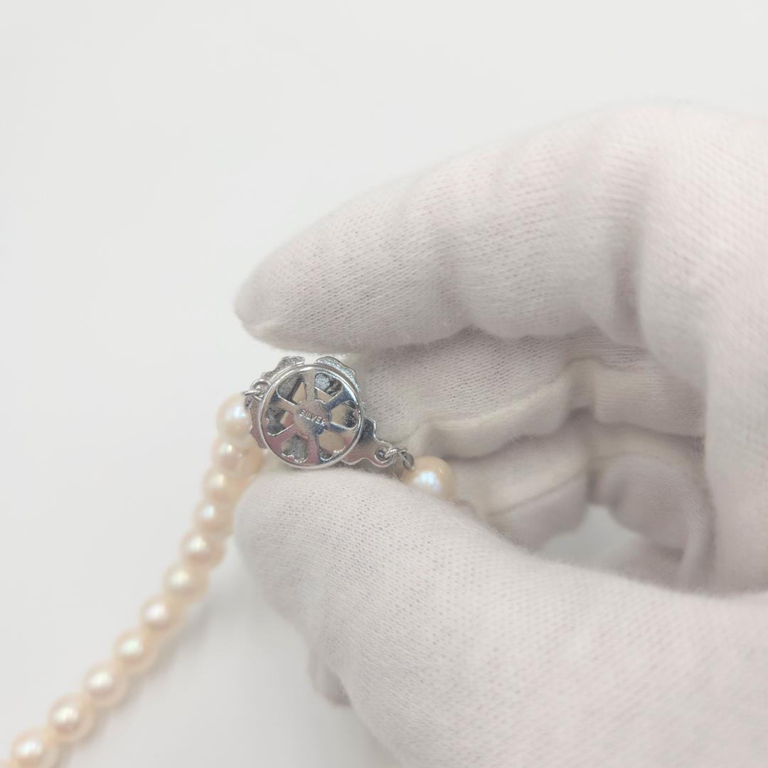 アコヤ あこやパール 本真珠 ネックレス akoya Perl silver