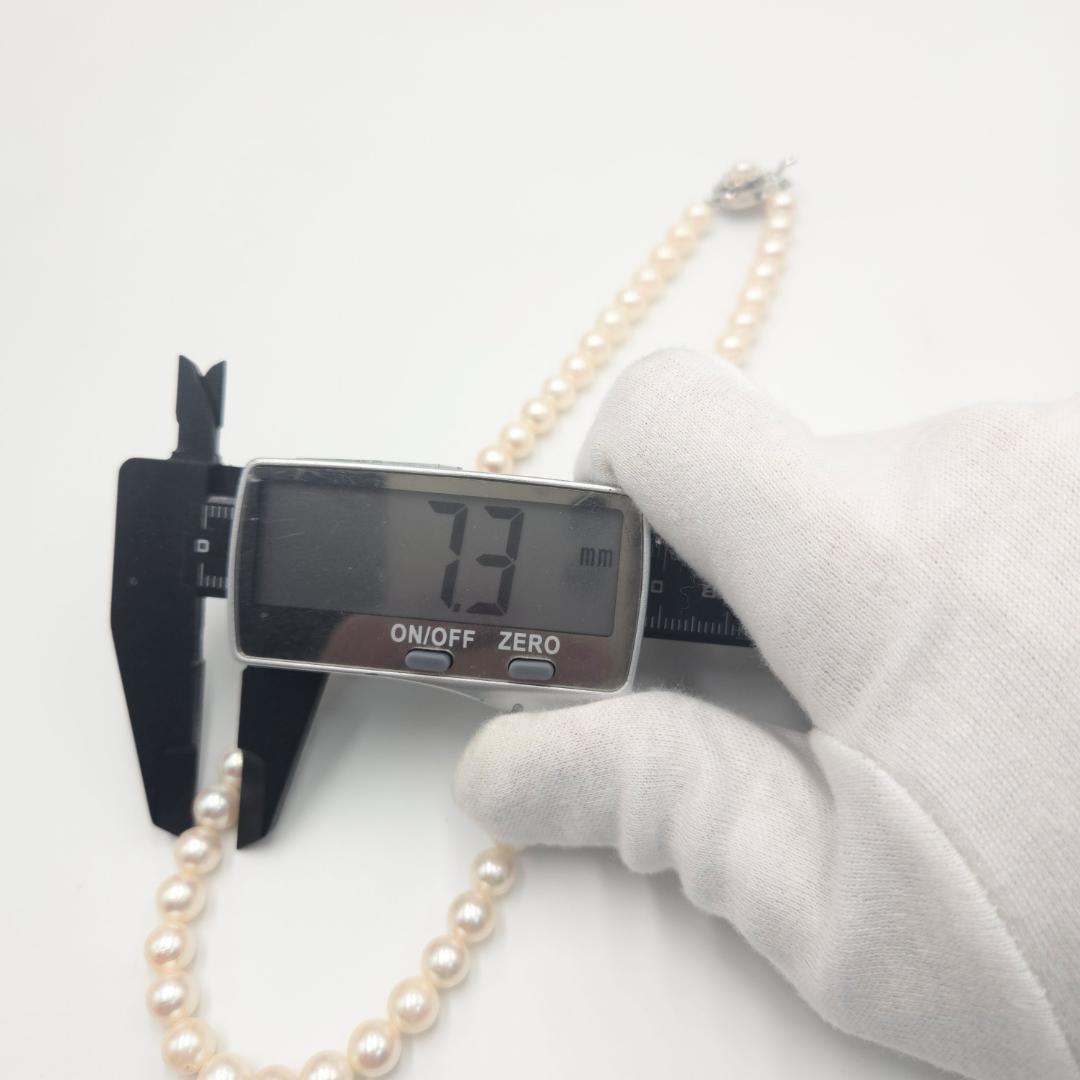 アコヤ あこやパール 本真珠 ネックレス akoya Perl silver