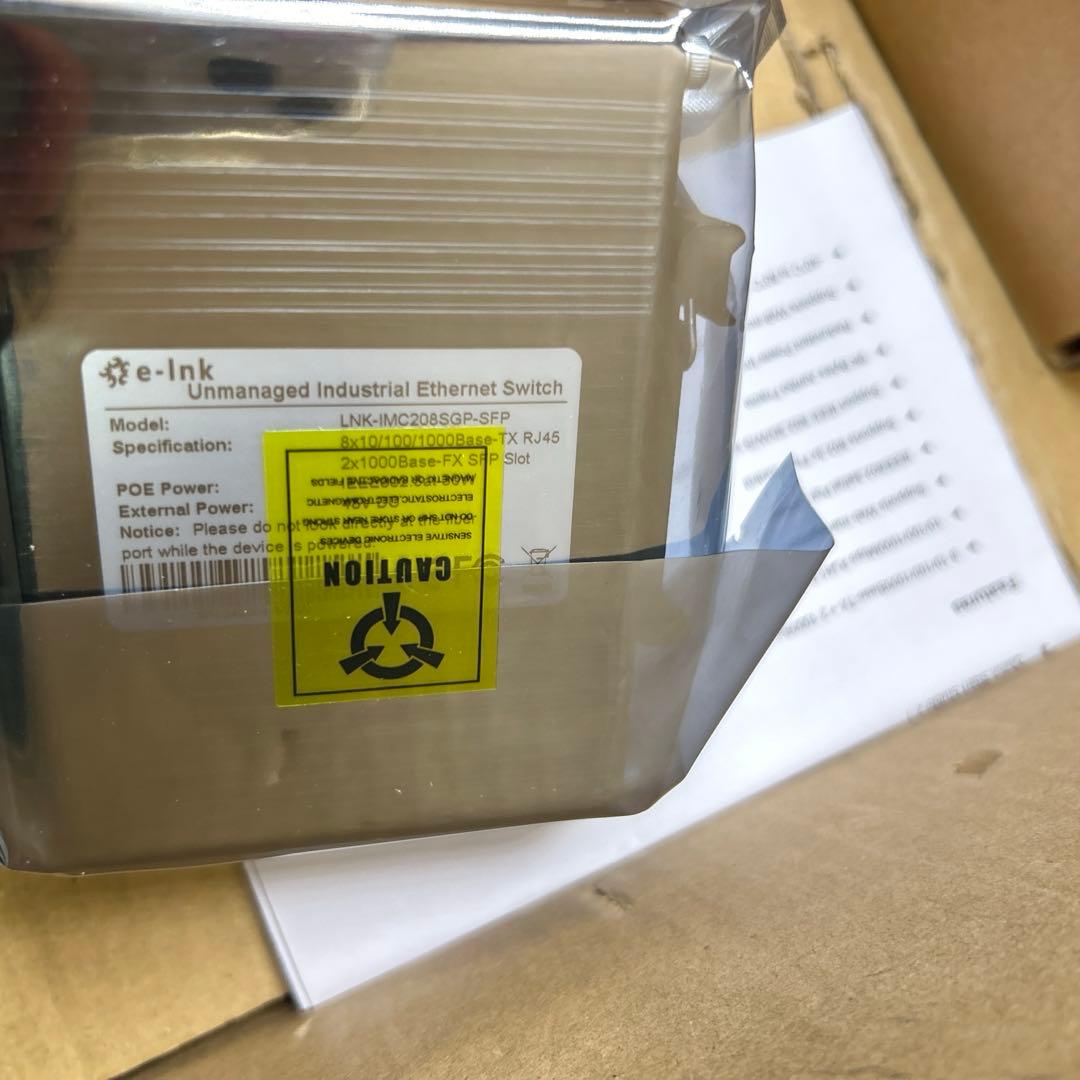 LNK-IMC208SGP-SFP産業用　8ポート