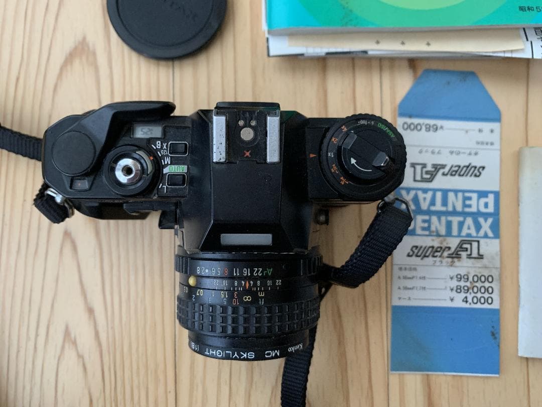 Pentax super A フィルム一眼レフカメラ ブラック