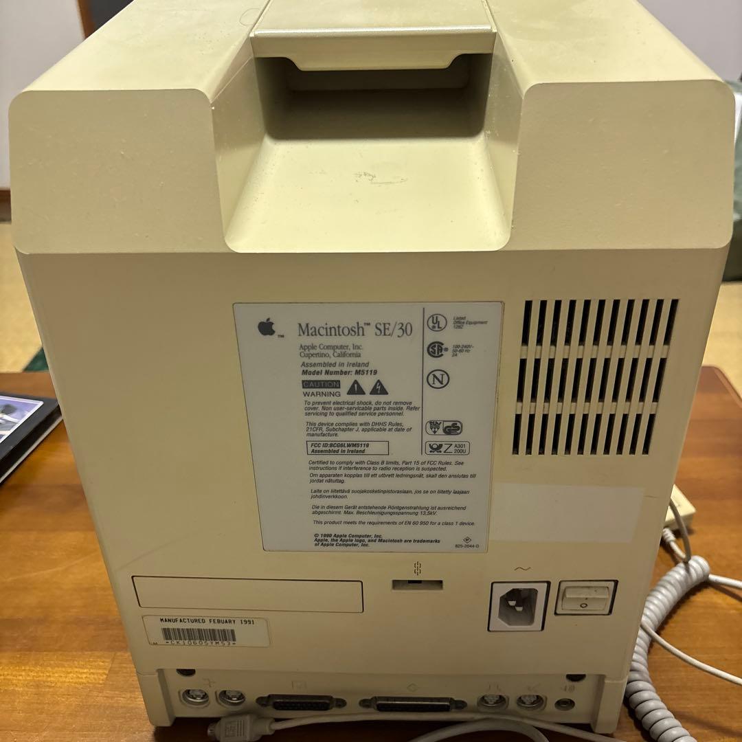 マッキントッシュ SE/30　本体　ジャンク