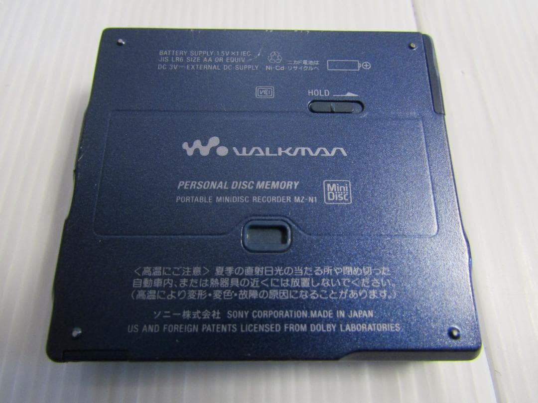 K0724 SONY MD WALKMAN MZ-N1 ジャンク