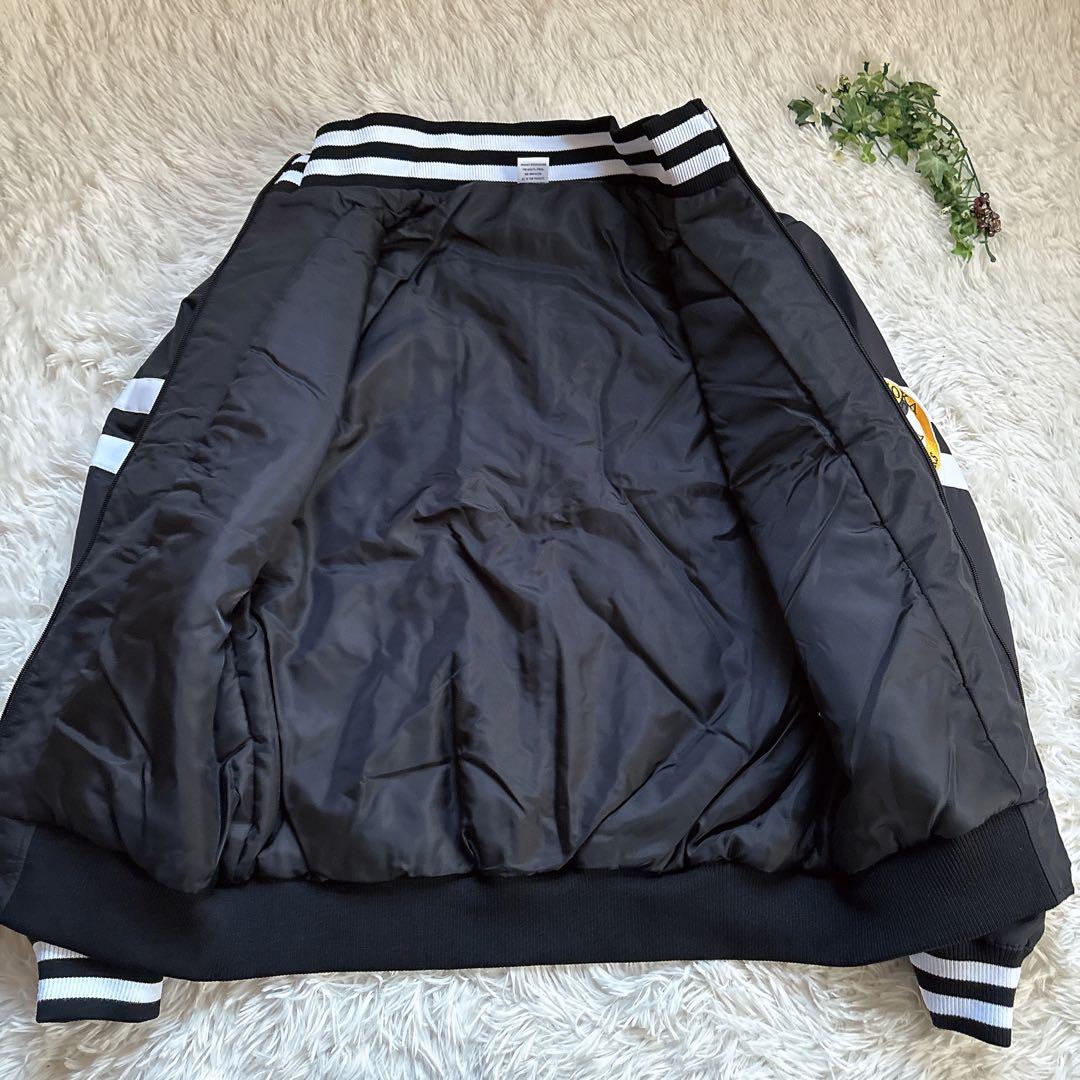 美品福岡ソフトバンクホークススタジャンマジェスティックサイズ Lジャンパー