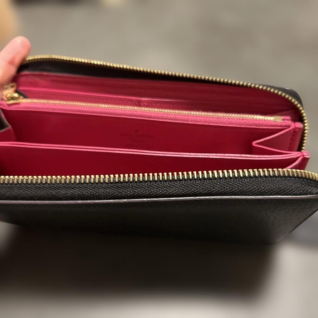 [アフォーダンス] Louis Vuitton 長財布 ブラック/ピンク