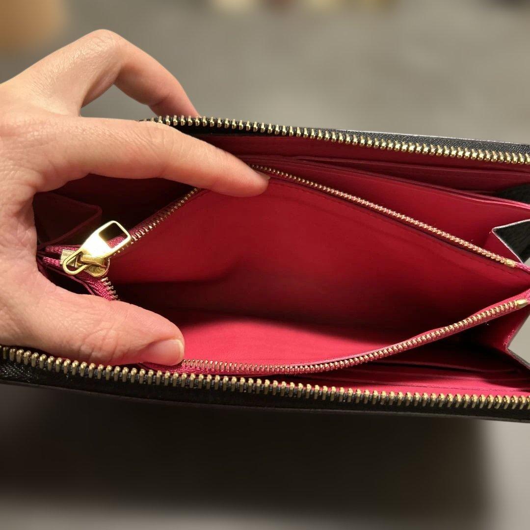 [アフォーダンス] Louis Vuitton 長財布 ブラック/ピンク