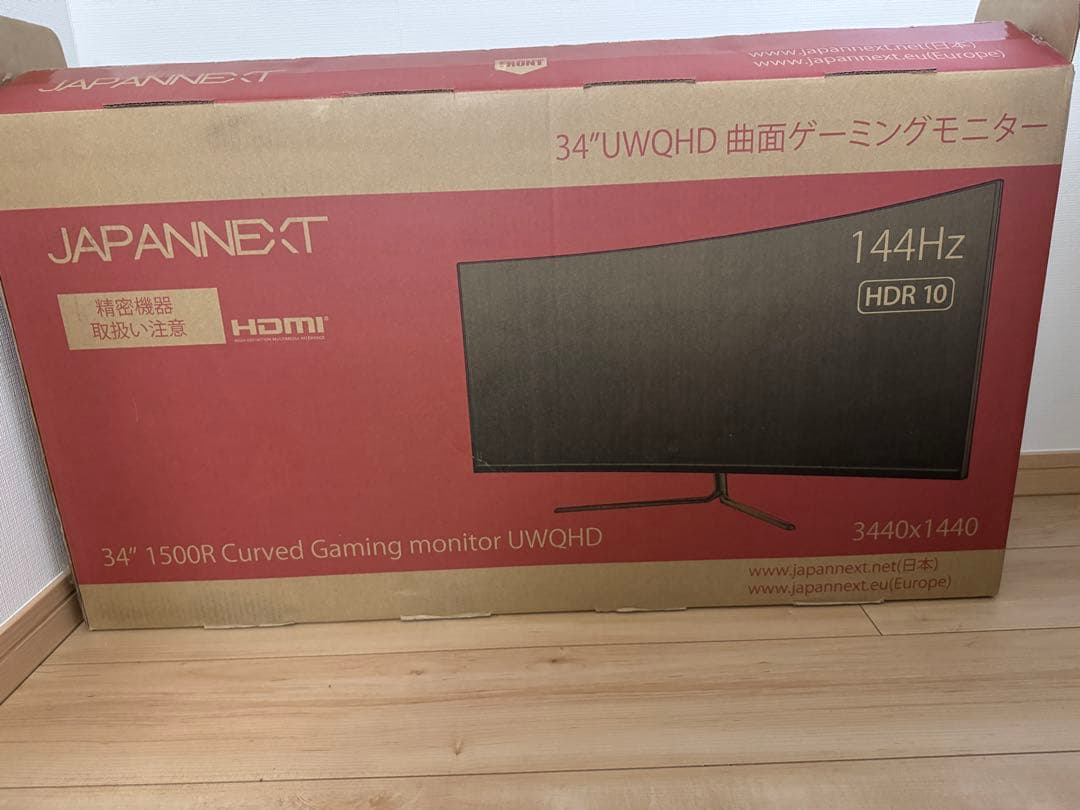 JAPANNEXT jn-vcg34144uwqhdr ウルトラワイドモニター