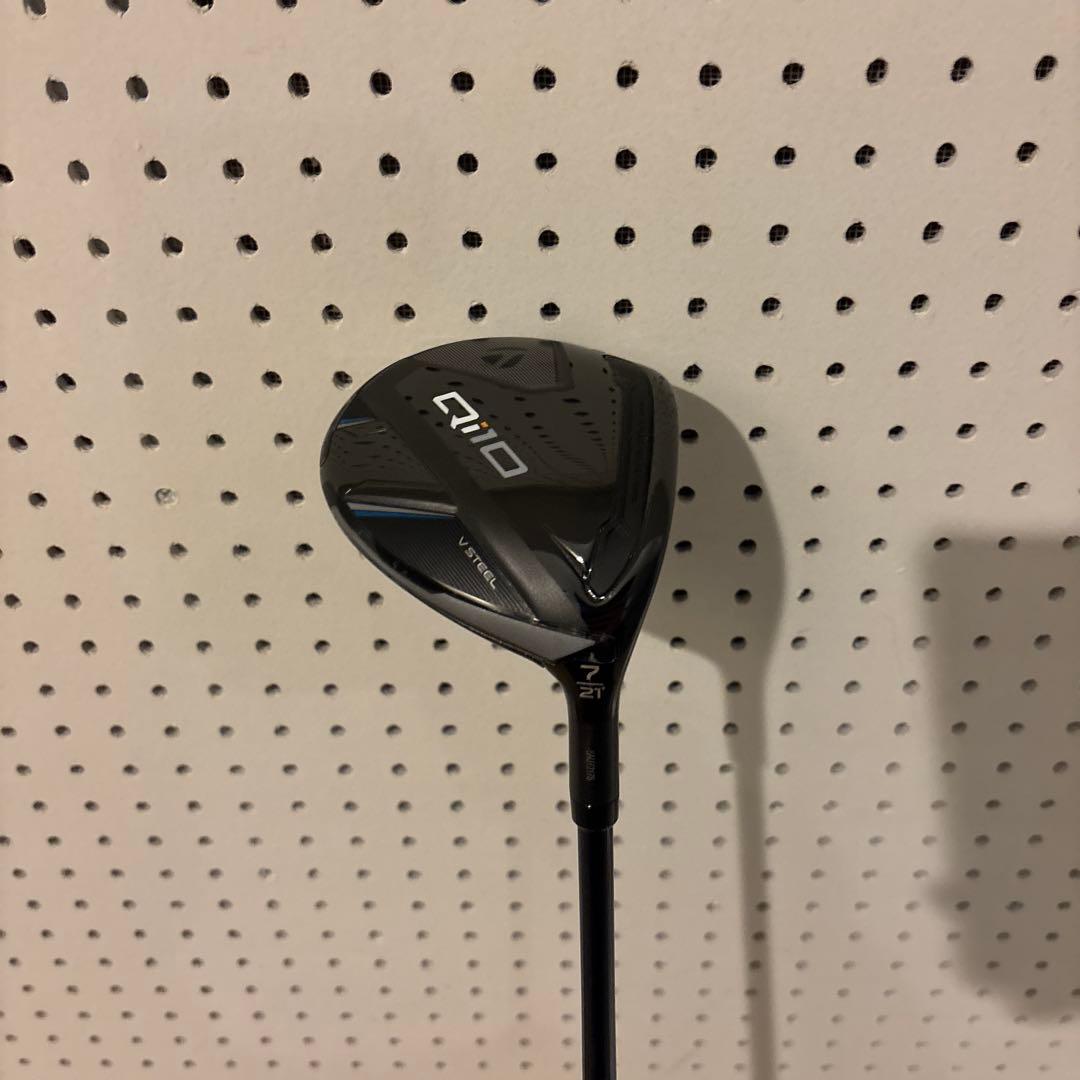 美品　テーラーメイド　Qi10 7W ディアマナ　TM50S ヘッドカバー付属