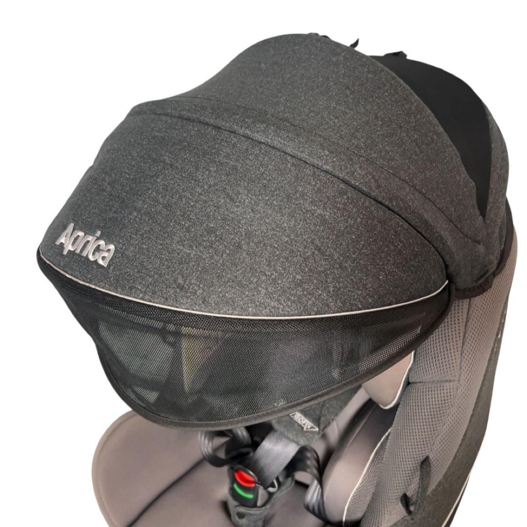美品 Aprica アップリカ クルリラプレミアム チャイルドシート パッド完備