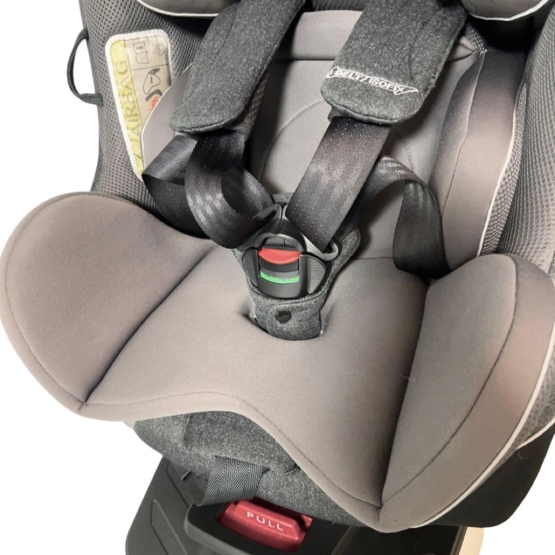 美品 Aprica アップリカ クルリラプレミアム チャイルドシート パッド完備