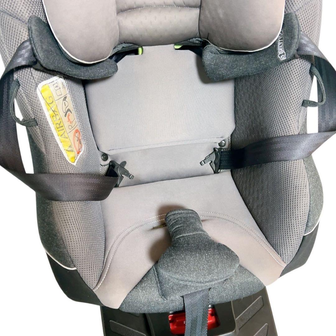 美品 Aprica アップリカ クルリラプレミアム チャイルドシート パッド完備