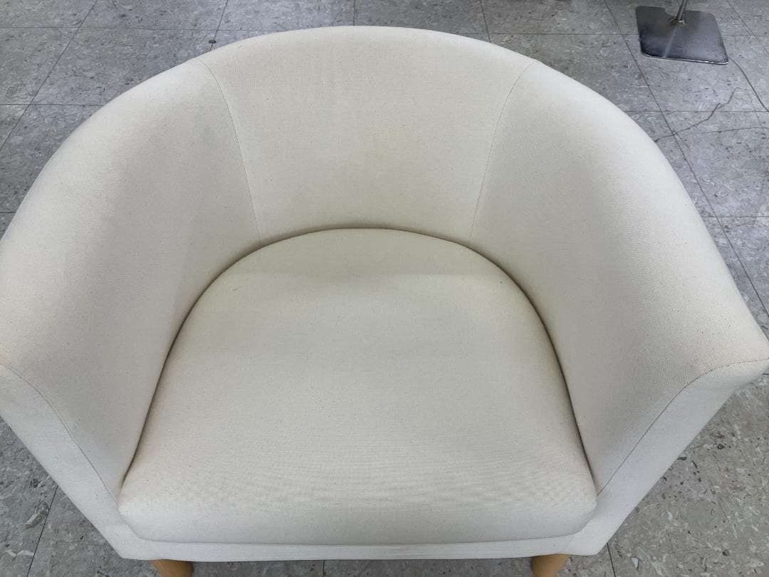 IKEA 1人掛けソファ SOLSTA OLARP ホワイト